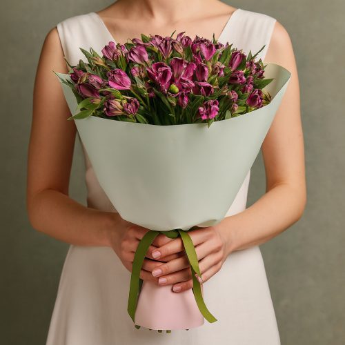 Букет альстромерий «Фиолетовое очарование»